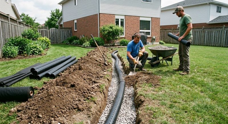 Lawn Drainage in Tuscaloosa, AL