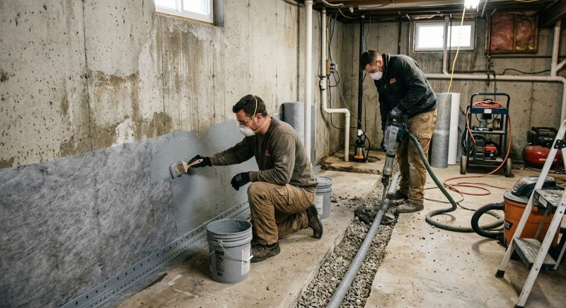 Basement Seepage Repair in Columbus, OH
