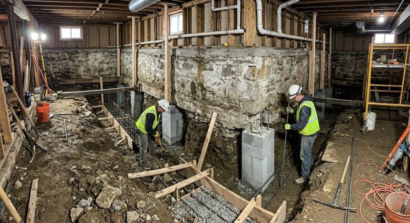 Basement Underpinning in Columbus, OH