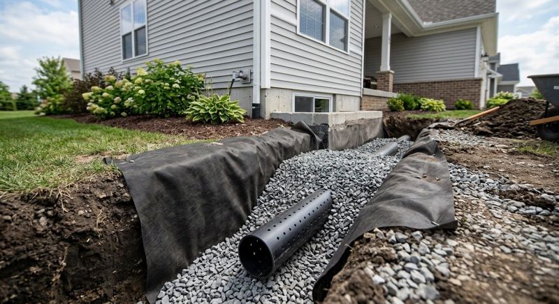 Channel Drain Installation in Birmingham, AL