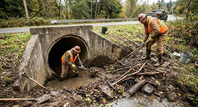 Culvert Clearing in Tuscaloosa, AL
