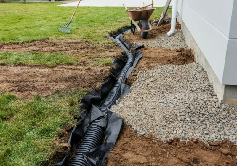 Exterior Drainage Installation in Tuscaloosa, AL