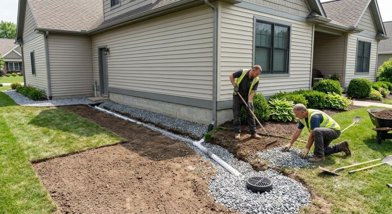 French Drain Installation in Tuscaloosa, AL