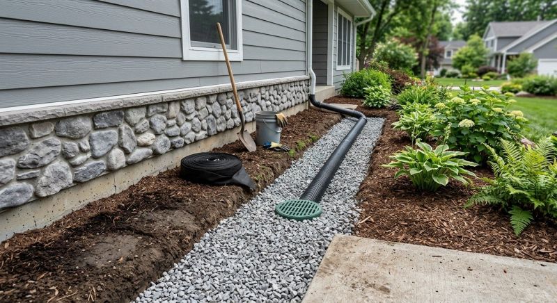 French Drain Replacement in Tuscaloosa, AL