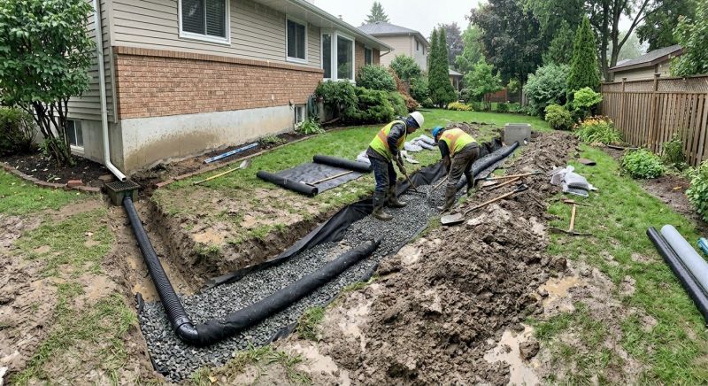 Garden Drainage Installation in Tuscaloosa, AL