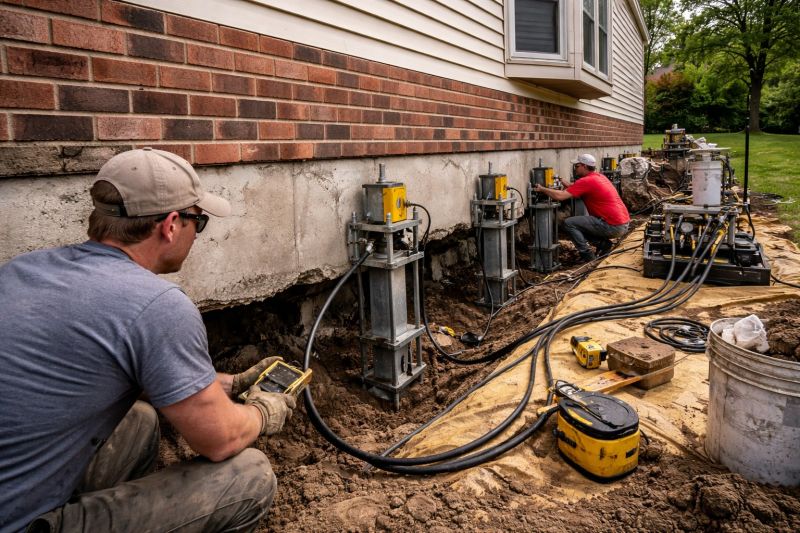 Settling Foundation Service in Columbus, OH