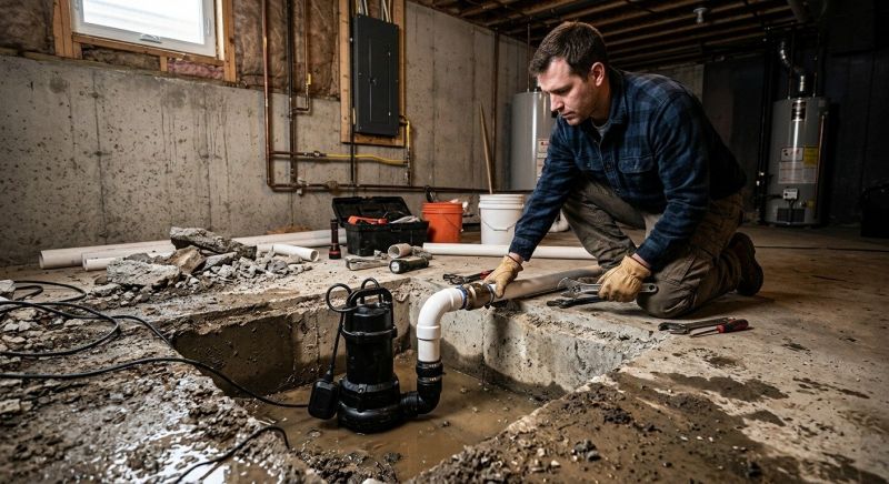 Sump Pump Relocation in Birmingham, AL