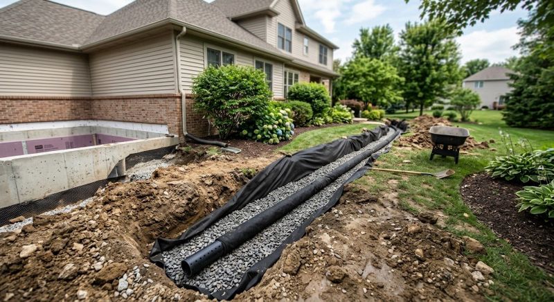 Underground Drain Installation in Birmingham, AL