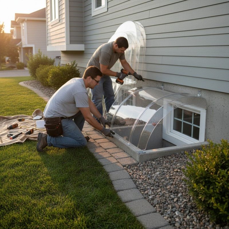 Window Well Cover Installation in Overland Park, KS