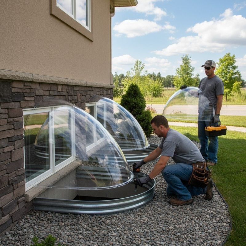 Window Well Cover Installation in Denver, CO
