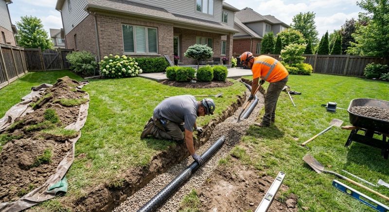 Yard Drain Installation in Birmingham, AL
